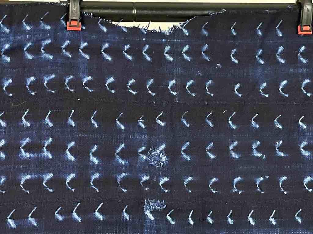 Vintage Fulani Indigo Textile "Wrapper" from Mali | 70 x 40"