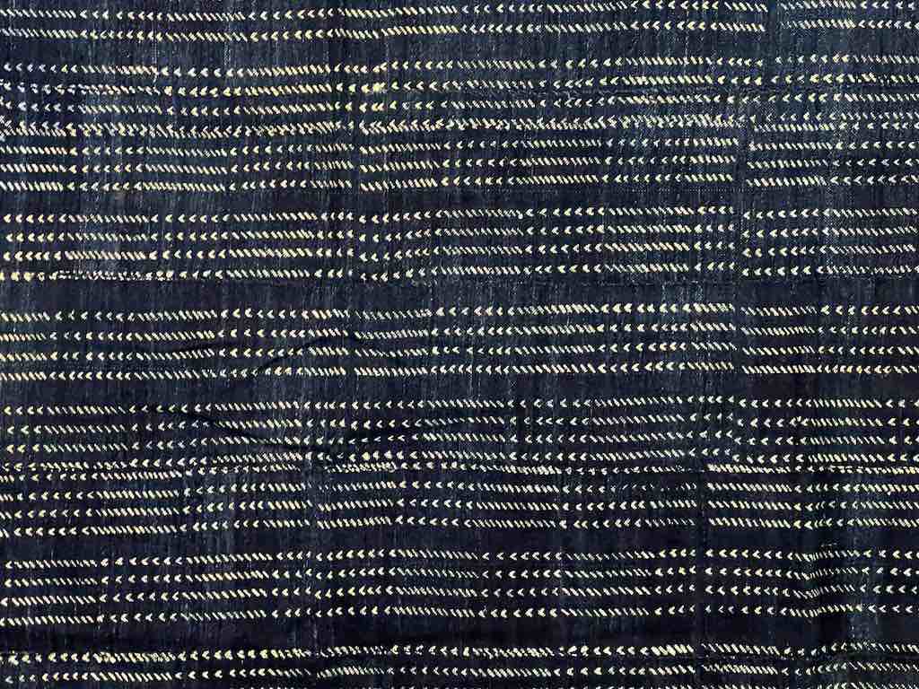 Vintage Fulani Indigo Textile "Wrapper" from Mali | 59 x 40"