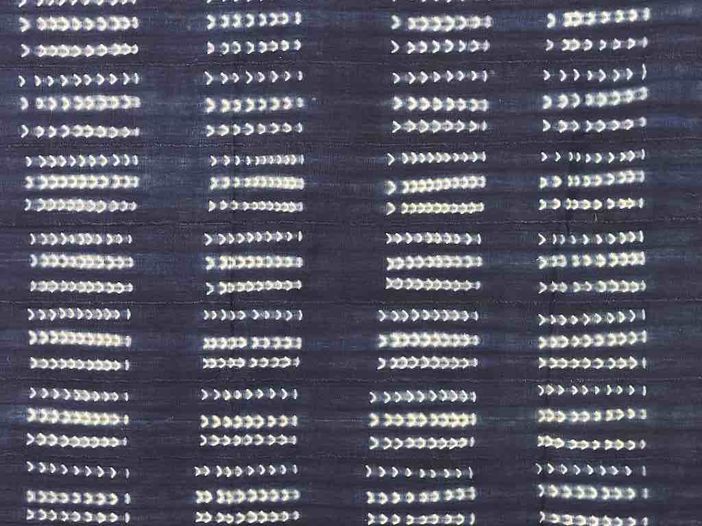 Finest Quality Vintage Mossi Indigo Textile "Wrapper" | 65 x 44"