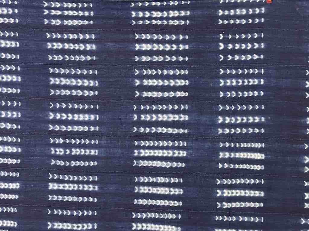 Finest Quality Vintage Mossi Indigo Textile "Wrapper" | 65 x 44"