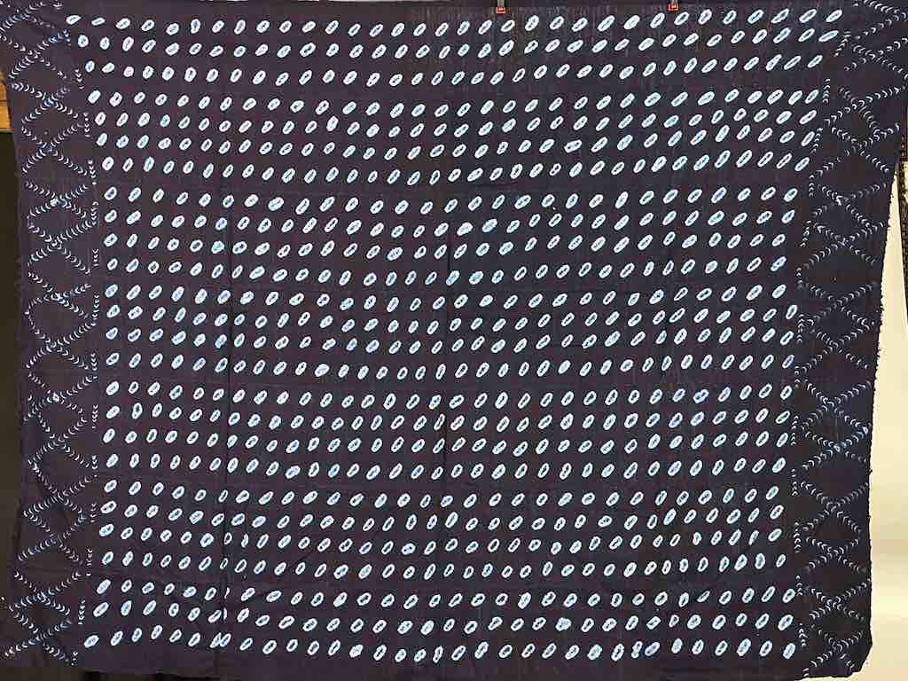 Vintage Fulani Indigo Textile "Wrapper" from Mali | 56 x 45"