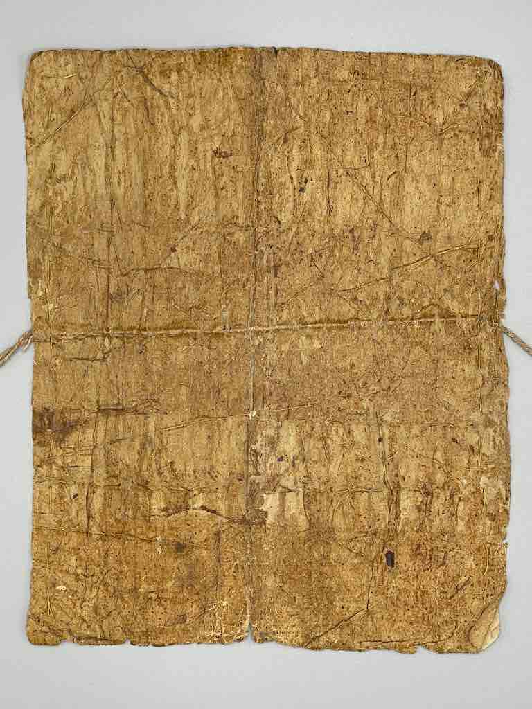 Vintage Dao Tsien Tao rice paper priest mask - Viet Nam