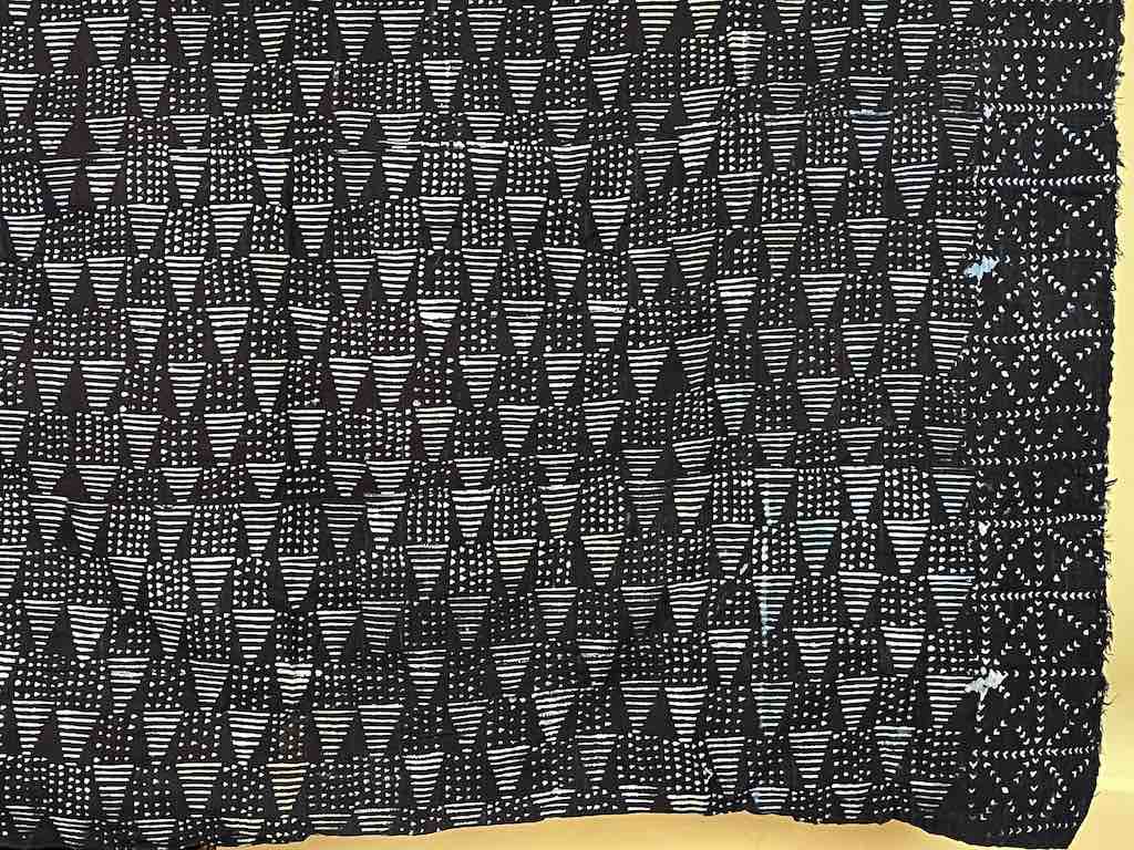 Vintage Fulani Indigo Textile "Wrapper" from Mali | 54 x 41"