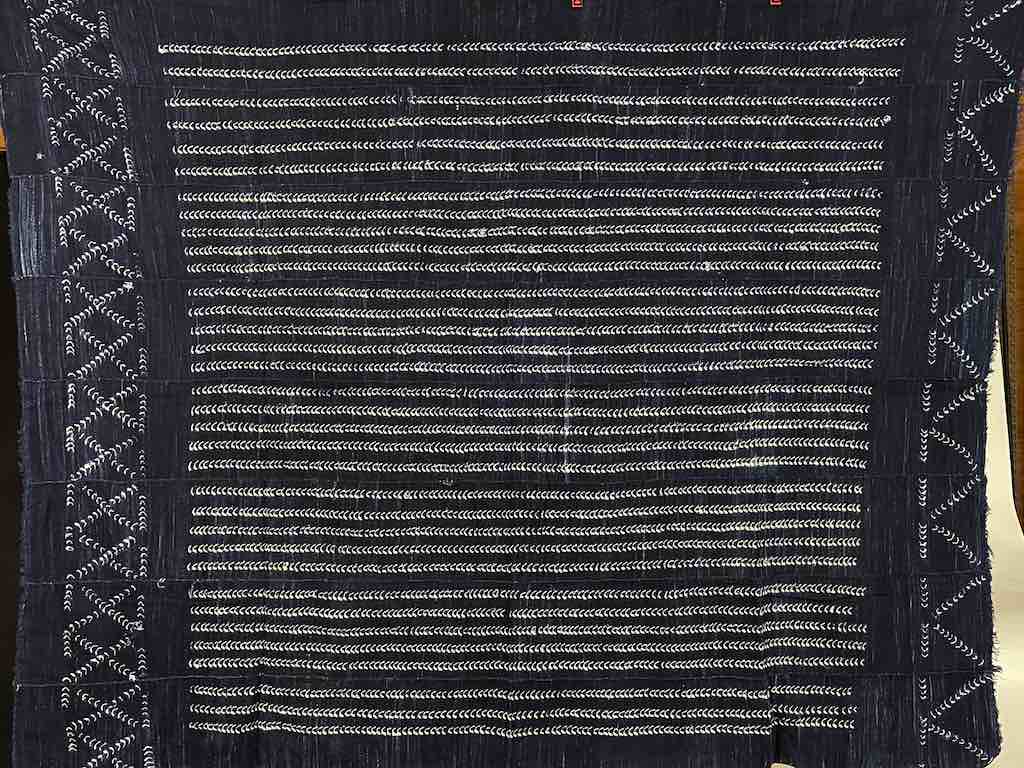 Vintage Fulani Indigo Textile "Wrapper" from Mali | 54 x 44"