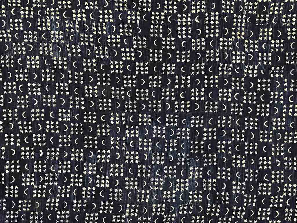 Vintage Fulani Indigo Textile "Wrapper" from Mali | 72 x 43"