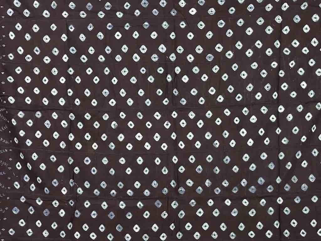 Vintage Fulani Indigo Textile "Wrapper" from Mali | 53 x 46"
