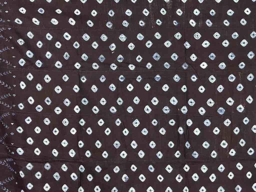 Vintage Fulani Indigo Textile "Wrapper" from Mali | 53 x 46"