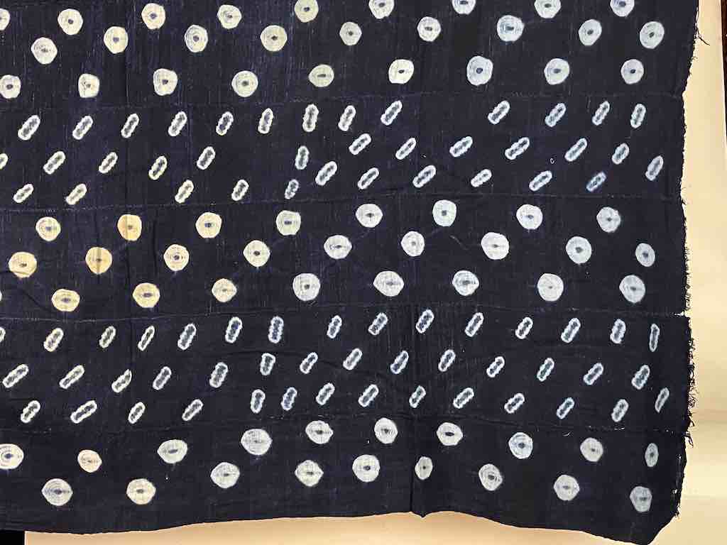 Vintage Fulani Indigo Textile "Wrapper" from Mali | 62 x 42"