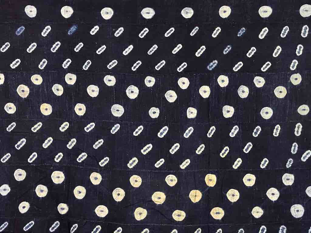 Vintage Fulani Indigo Textile "Wrapper" from Mali | 62 x 42"