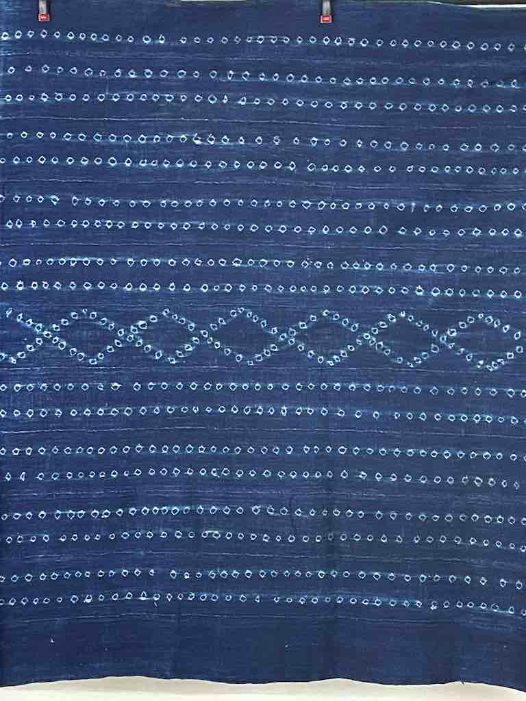 Best Quality Vintage Mossi Indigo Textile "Wrapper" | 70 x 37"
