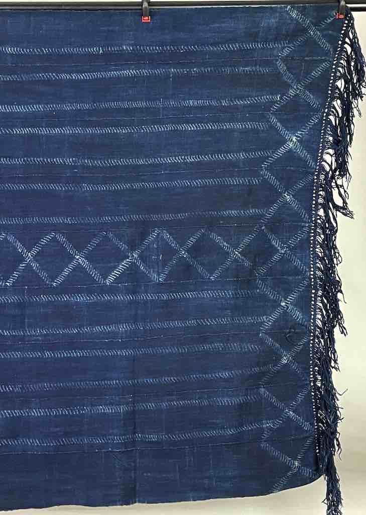 Best Quality Vintage Mossi Indigo Textile "Wrapper" | 58 x 37"