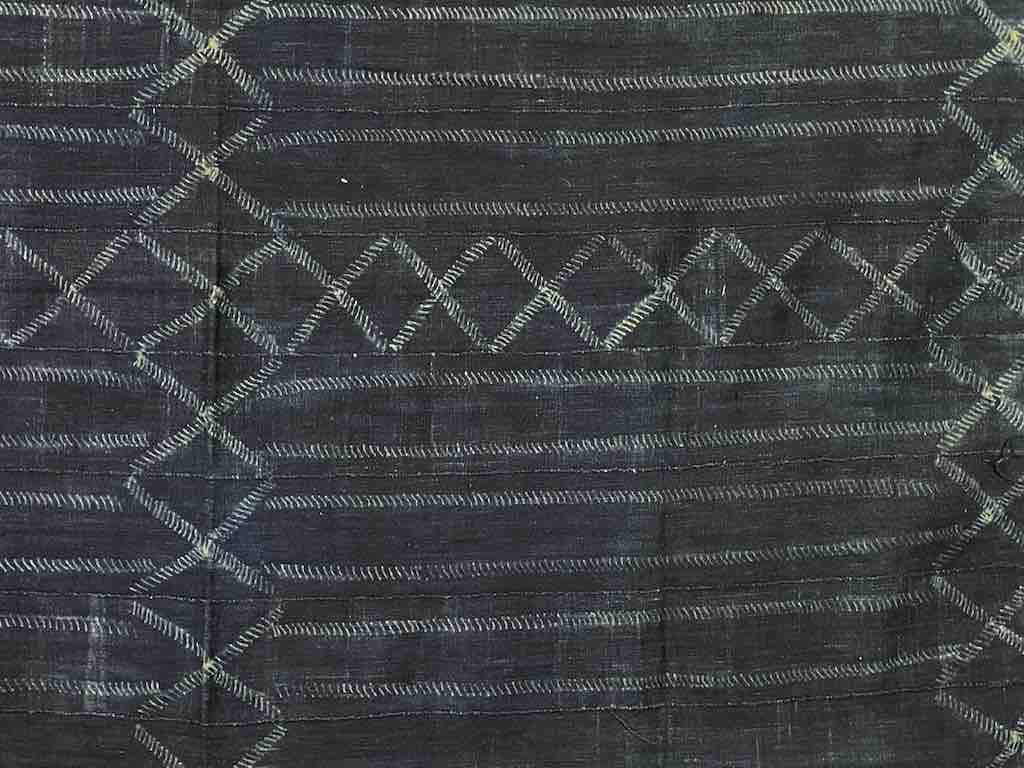Best Quality Vintage Mossi Indigo Textile "Wrapper" | 58 x 37"