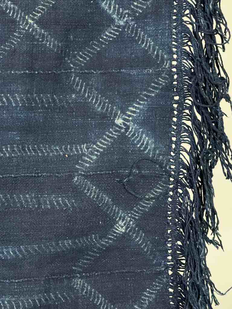 Best Quality Vintage Mossi Indigo Textile "Wrapper" | 58 x 37"