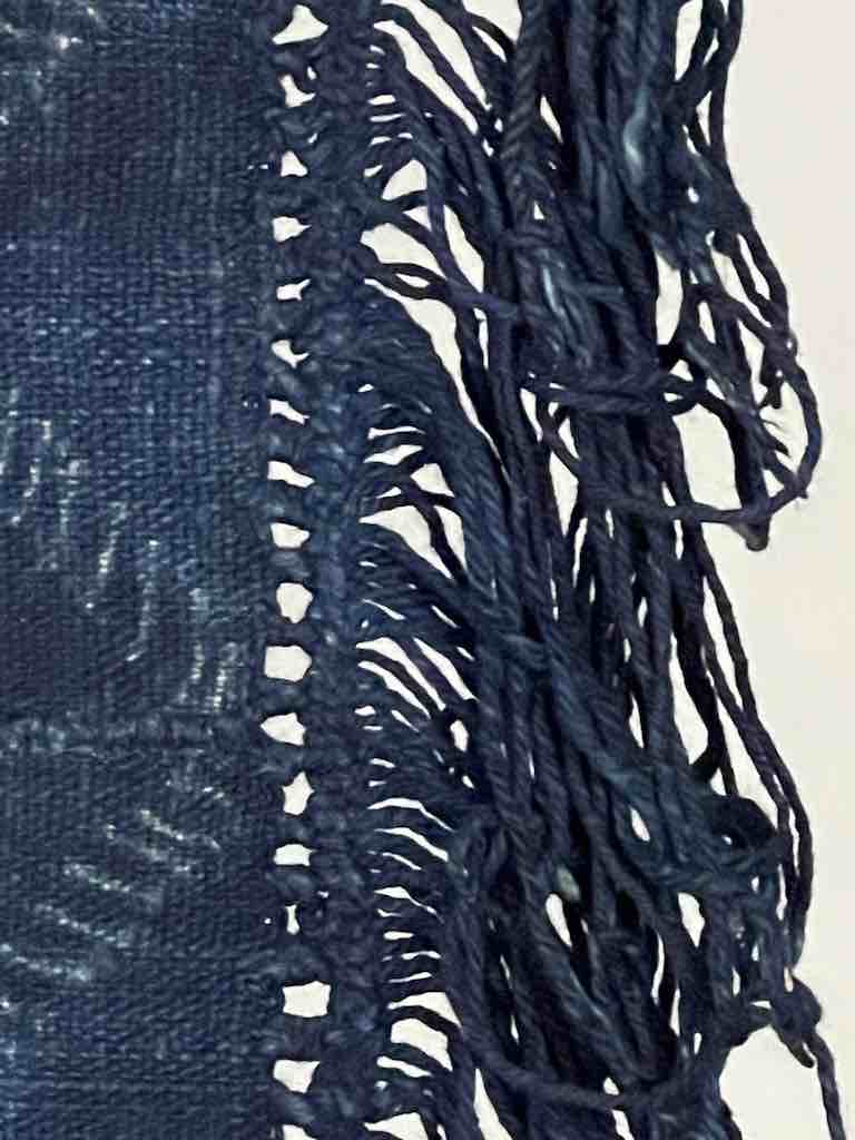 Best Quality Vintage Mossi Indigo Textile "Wrapper" | 58 x 37"