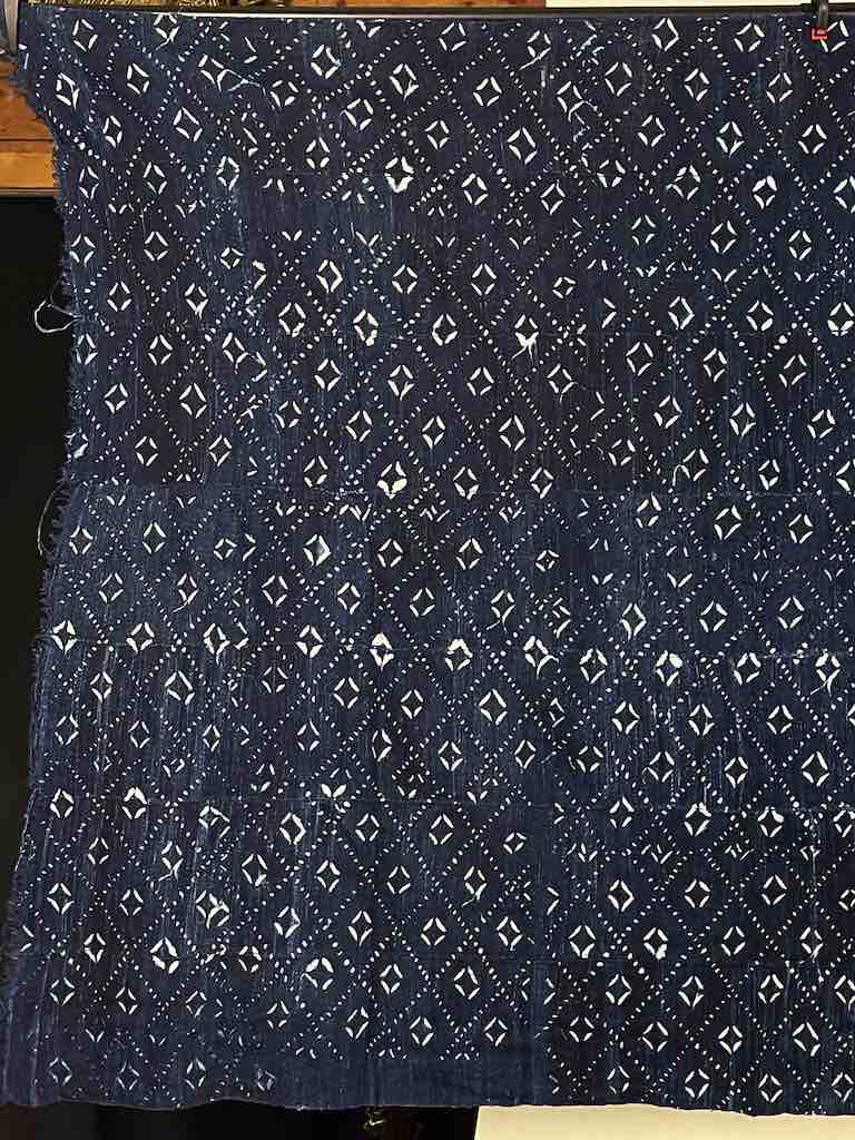 Vintage Fulani Indigo Textile "Wrapper" from Mali | 61 x 44"
