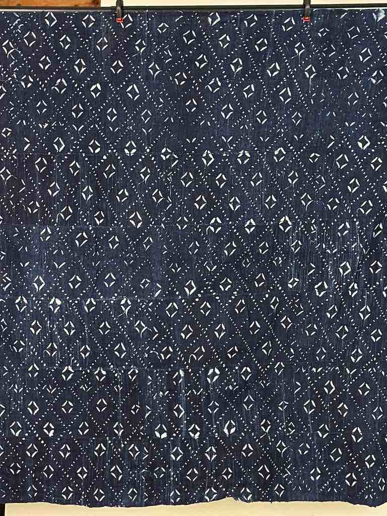 Vintage Fulani Indigo Textile "Wrapper" from Mali | 61 x 44"