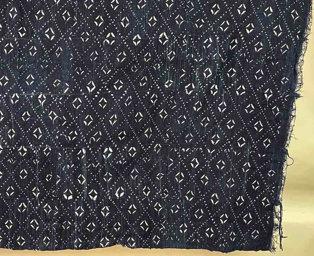 Vintage Fulani Indigo Textile "Wrapper" from Mali | 61 x 44"