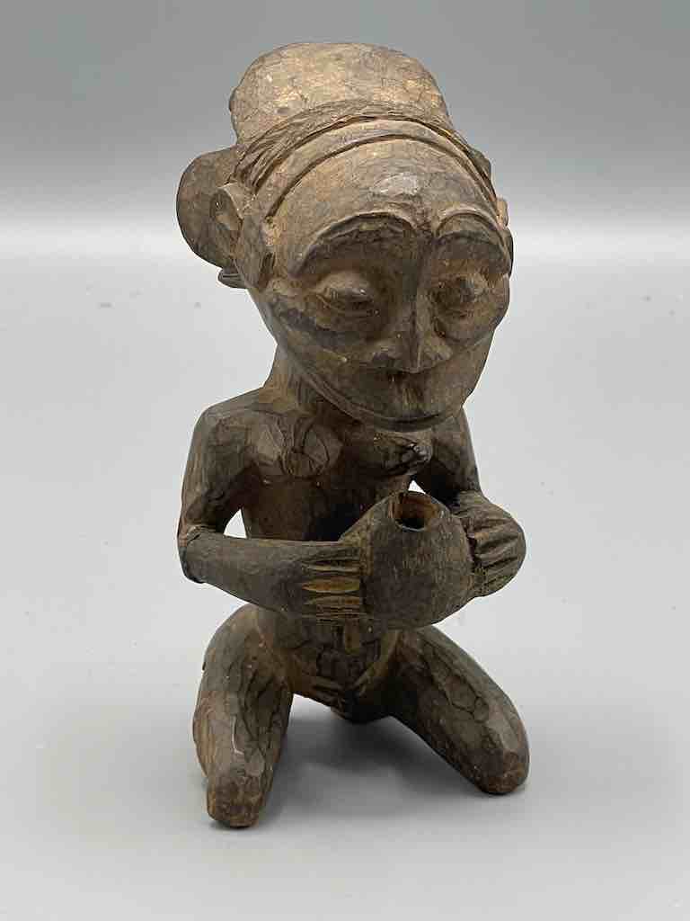 Chokwe Tribal Power Figure Statue of Congo | 6"