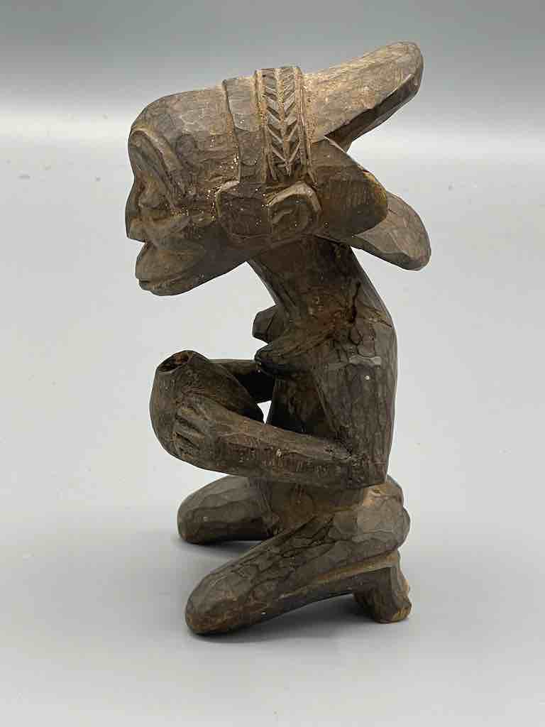 Chokwe Tribal Power Figure Statue of Congo | 6"