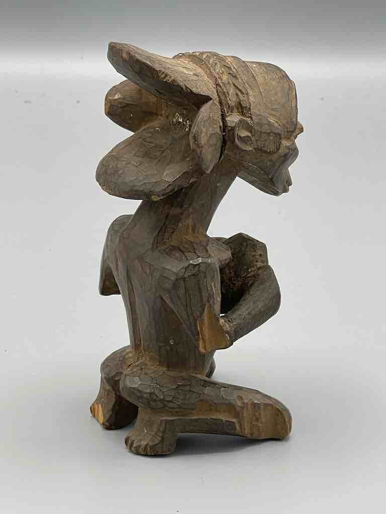 Chokwe Tribal Power Figure Statue of Congo | 6"