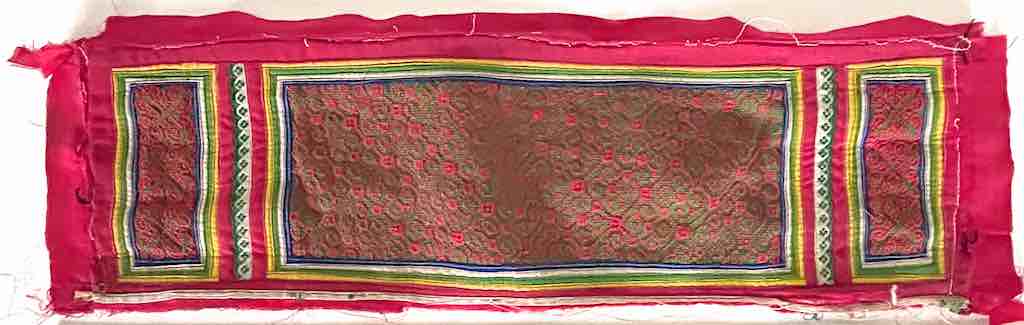 Small Hmong Tribal Vietnamese Vintage Cloth Panel