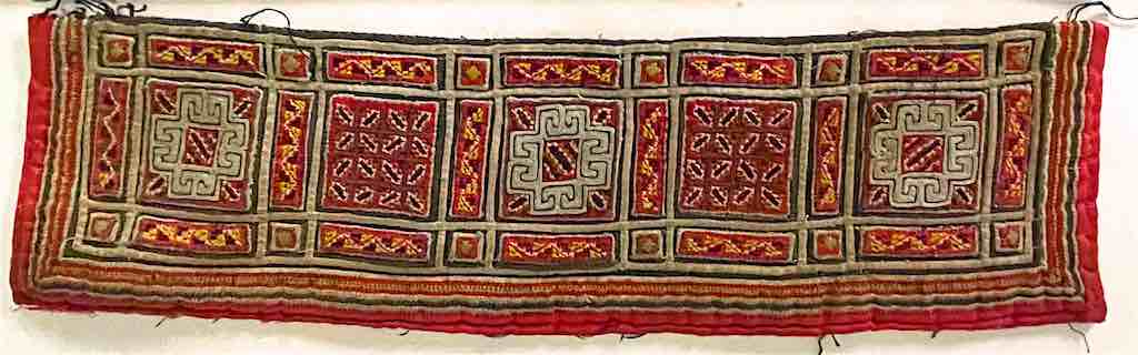 Hmong Tribal Vietnamese Recycled Vintage Cloth Belt