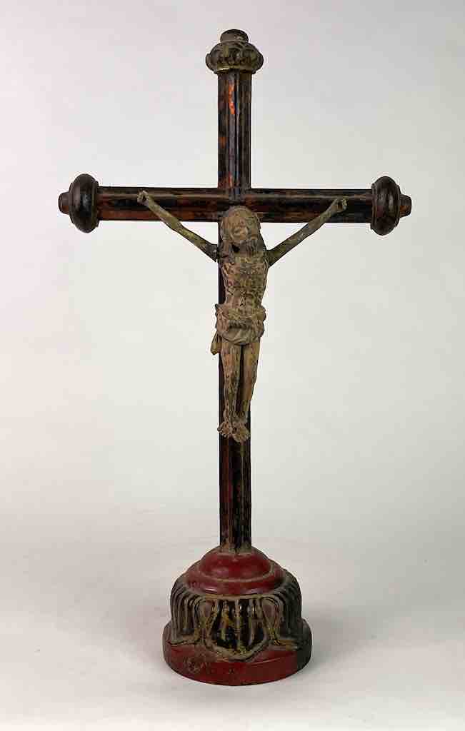 Antique French-Vietnamese Catholic Crucifix