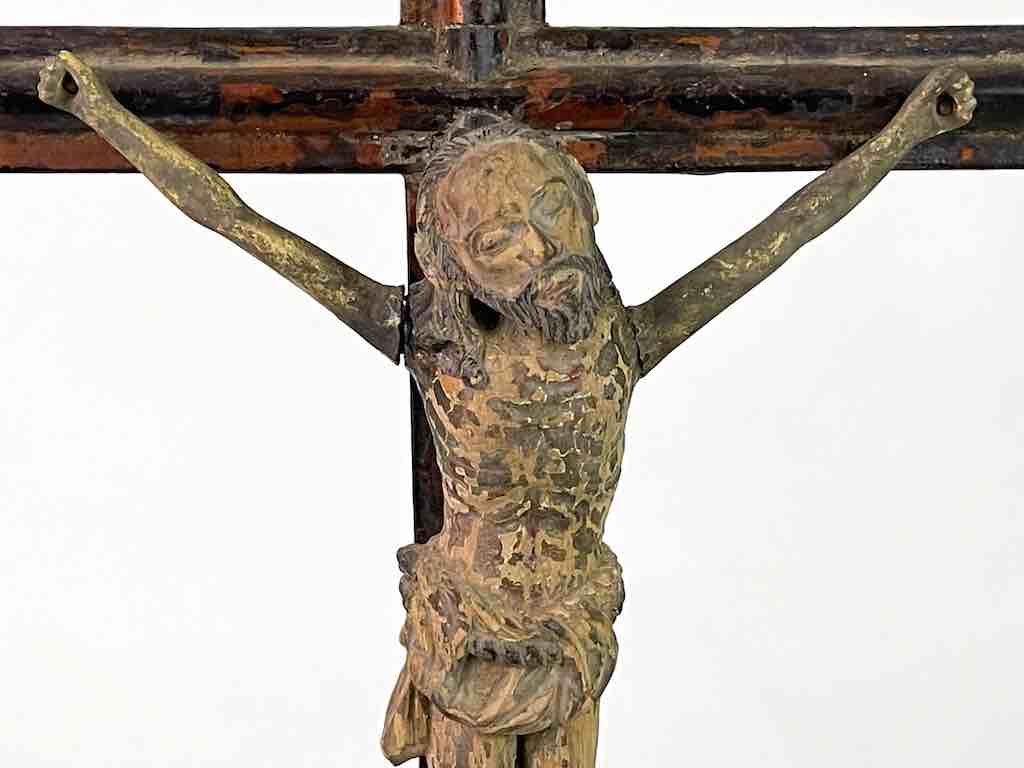 Antique French-Vietnamese Catholic Crucifix