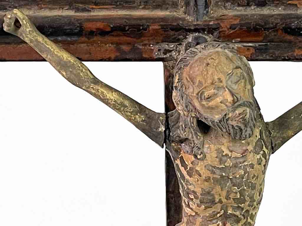 Antique French-Vietnamese Catholic Crucifix