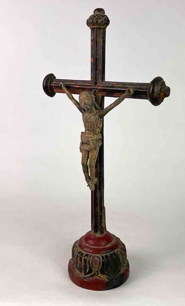 Antique French-Vietnamese Catholic Crucifix