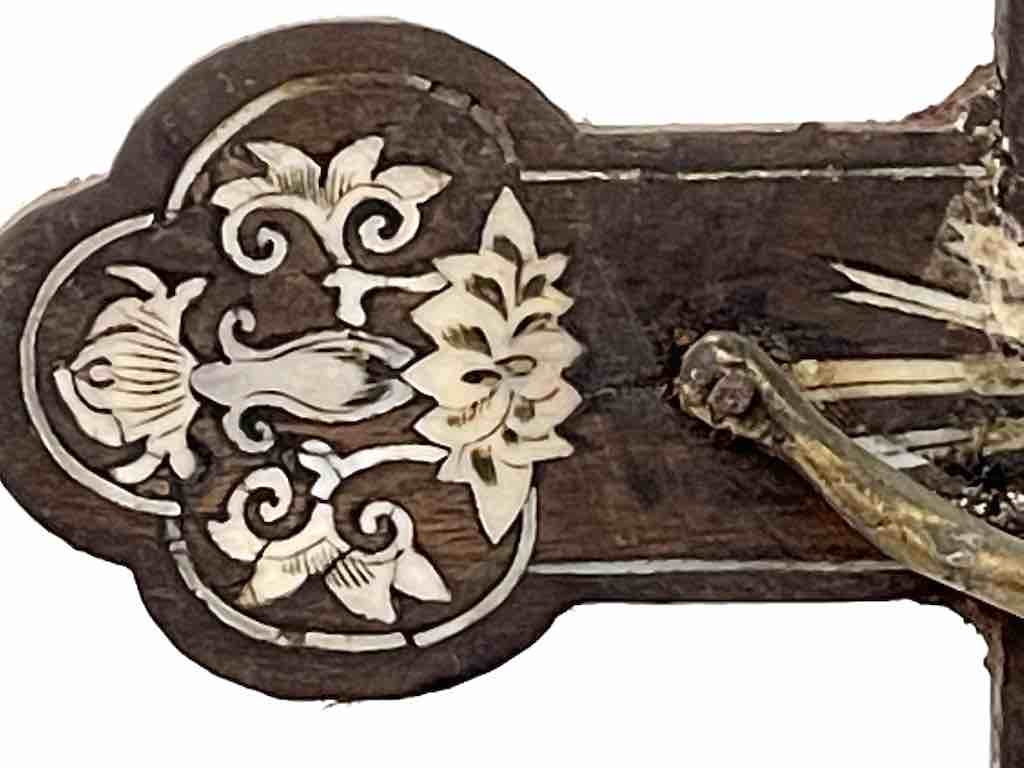 Unique Antique French-Vietnamese Catholic Crucifix