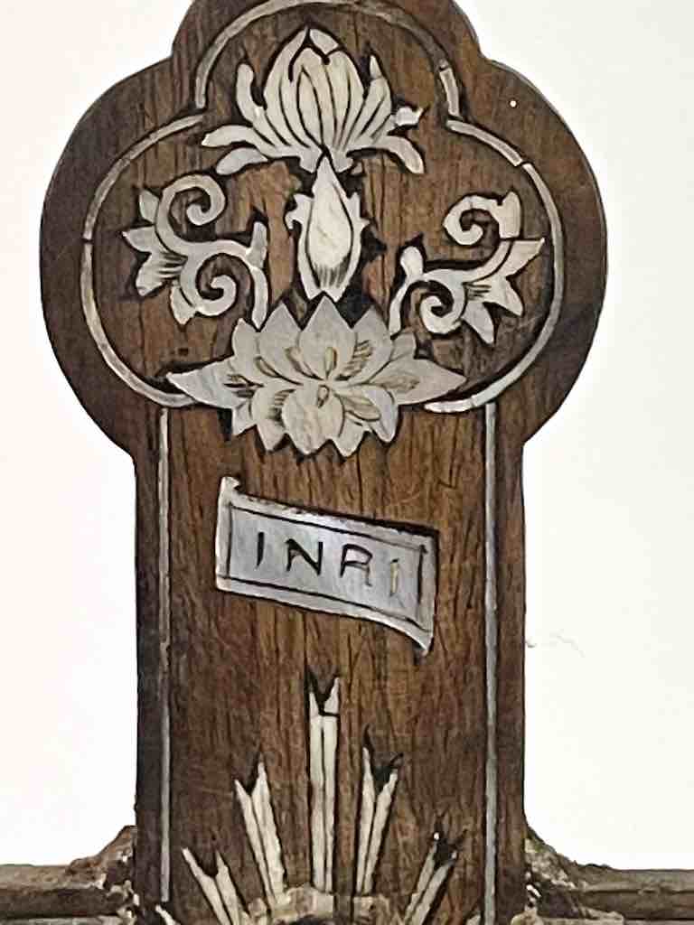 Unique Antique French-Vietnamese Catholic Crucifix