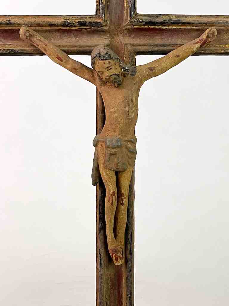 Antique French-Vietnamese Catholic Crucifix