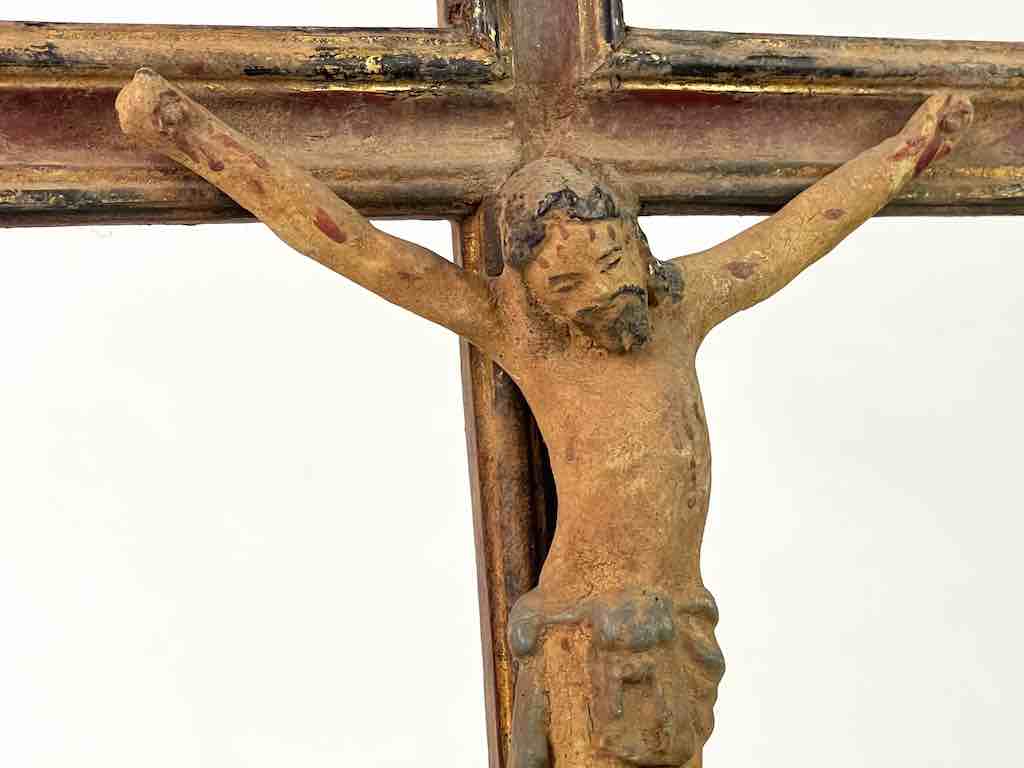 Antique French-Vietnamese Catholic Crucifix