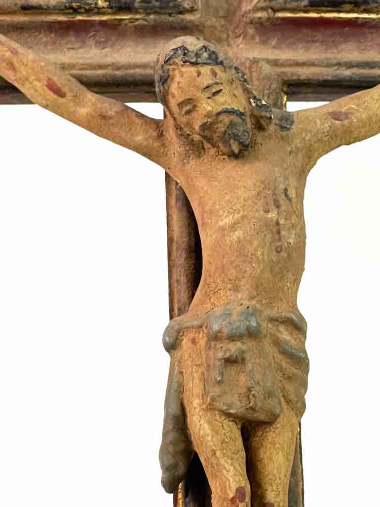 Antique French-Vietnamese Catholic Crucifix