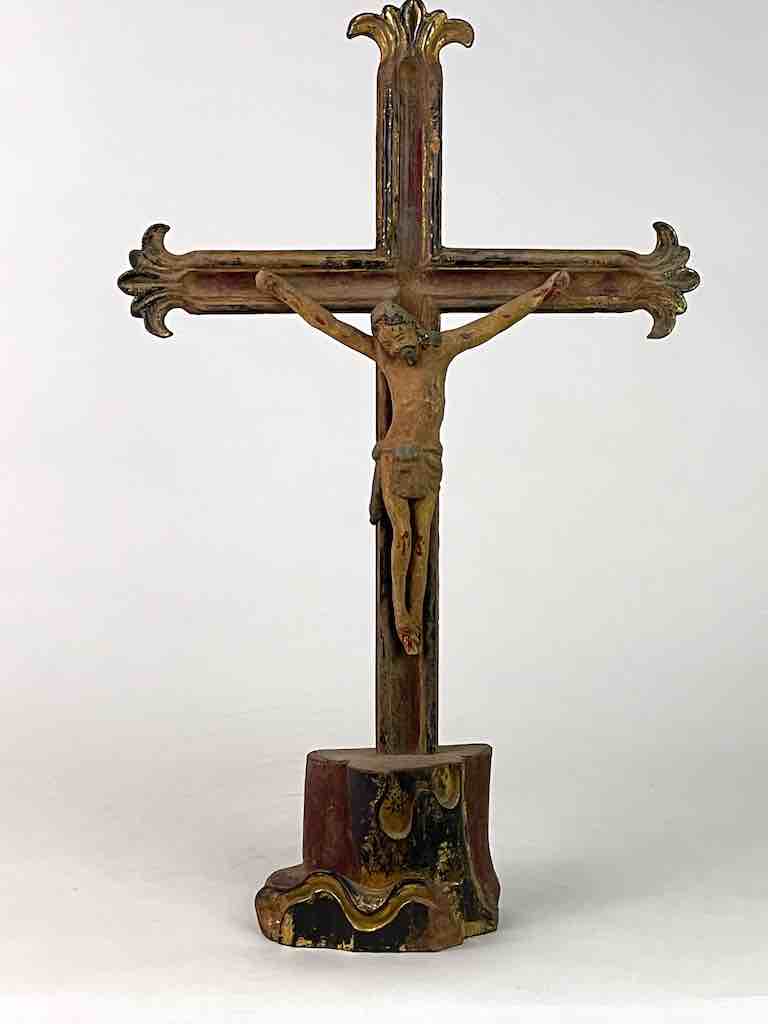 Antique French-Vietnamese Catholic Crucifix