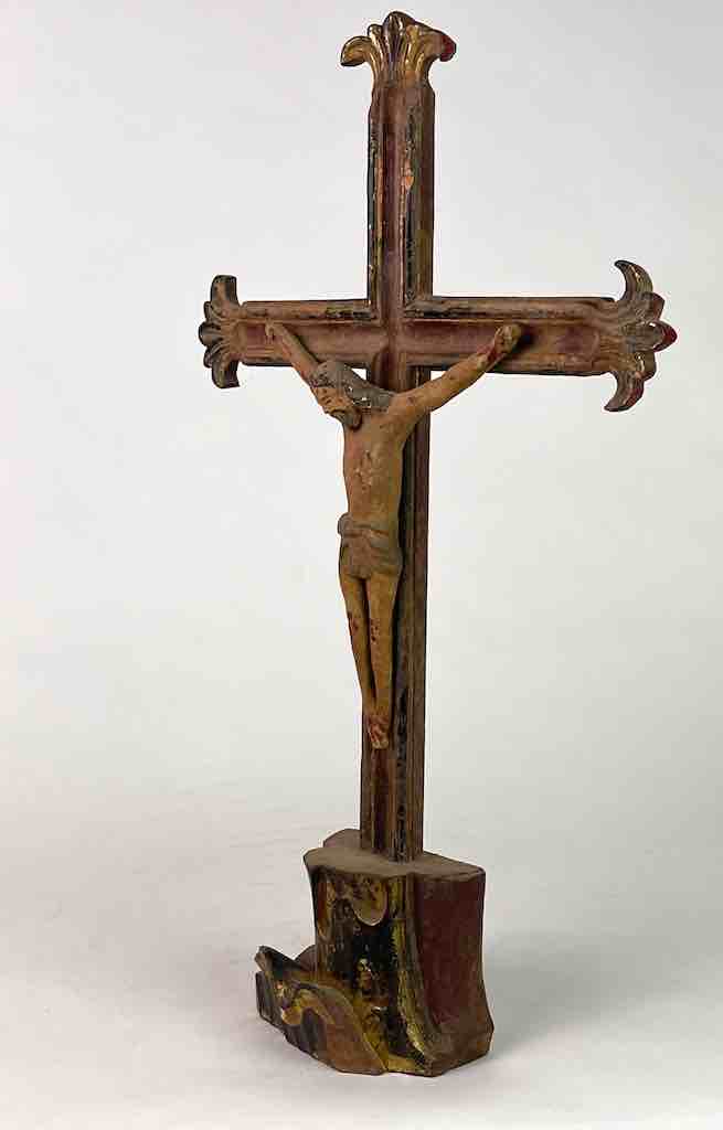 Antique French-Vietnamese Catholic Crucifix