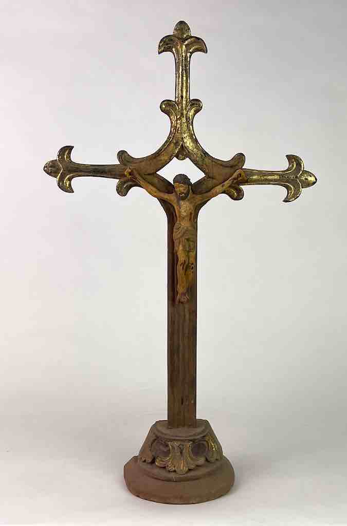 Antique French-Vietnamese Catholic Crucifix