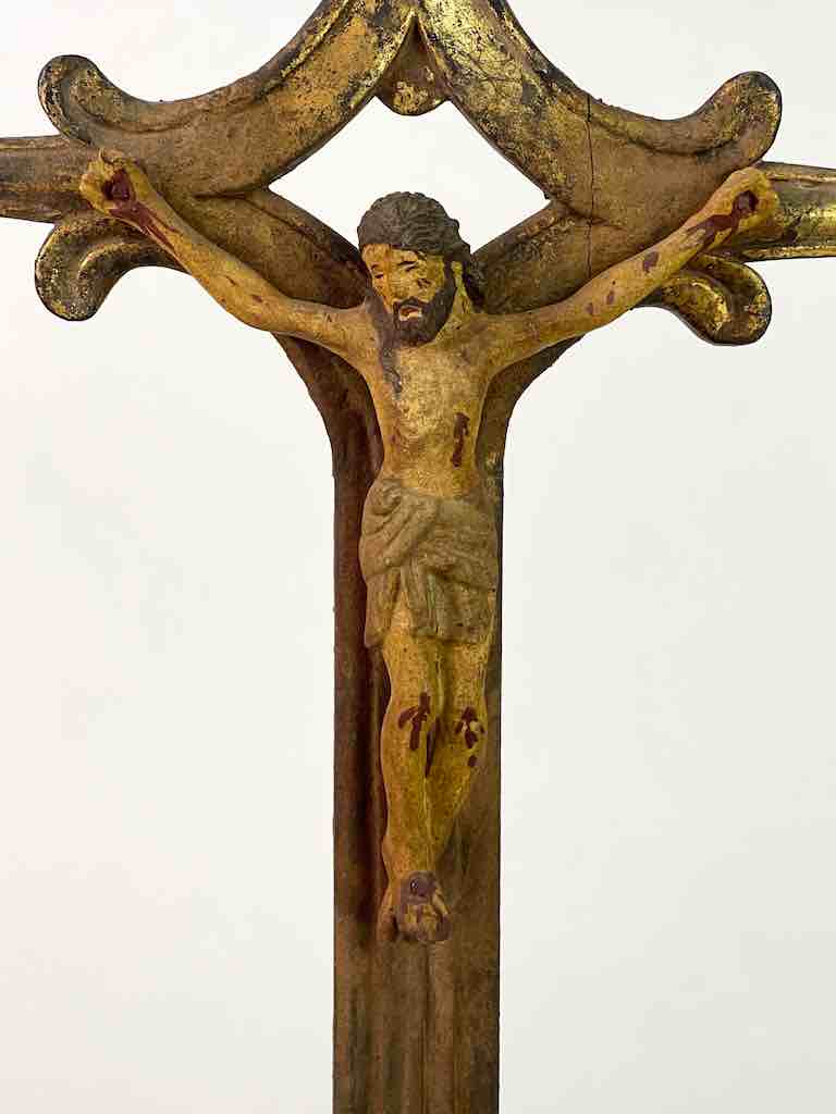 Antique French-Vietnamese Catholic Crucifix