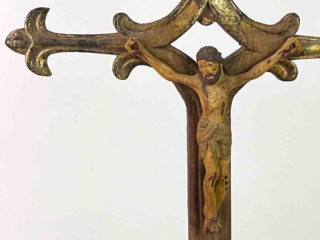 Antique French-Vietnamese Catholic Crucifix