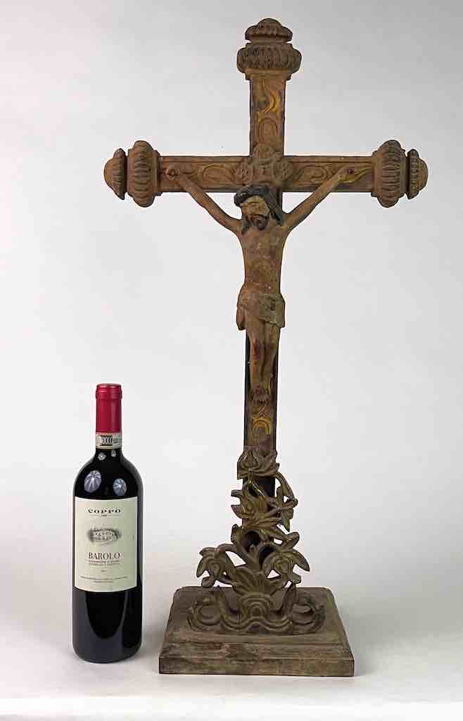 Antique French-Vietnamese Catholic Crucifix