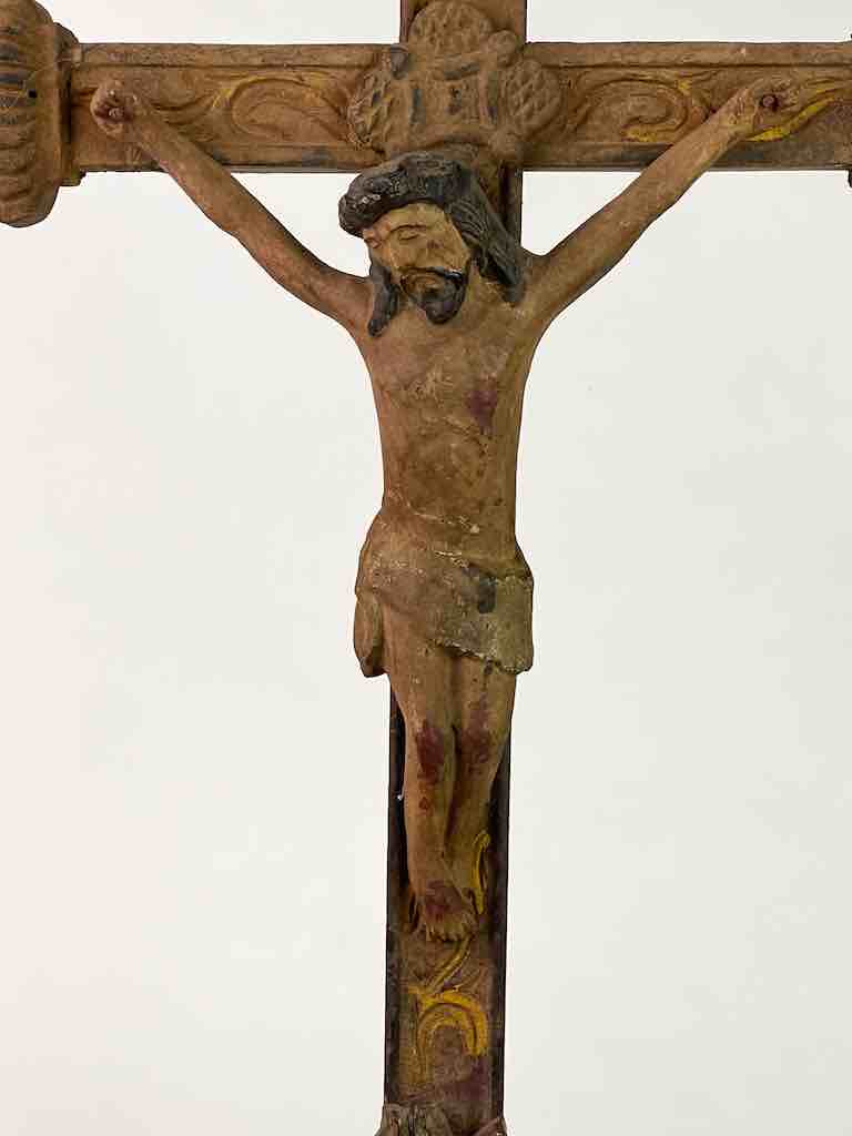 Antique French-Vietnamese Catholic Crucifix