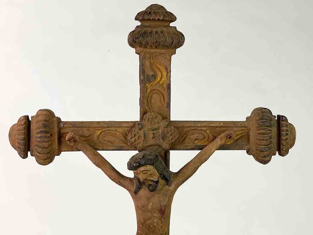 Antique French-Vietnamese Catholic Crucifix