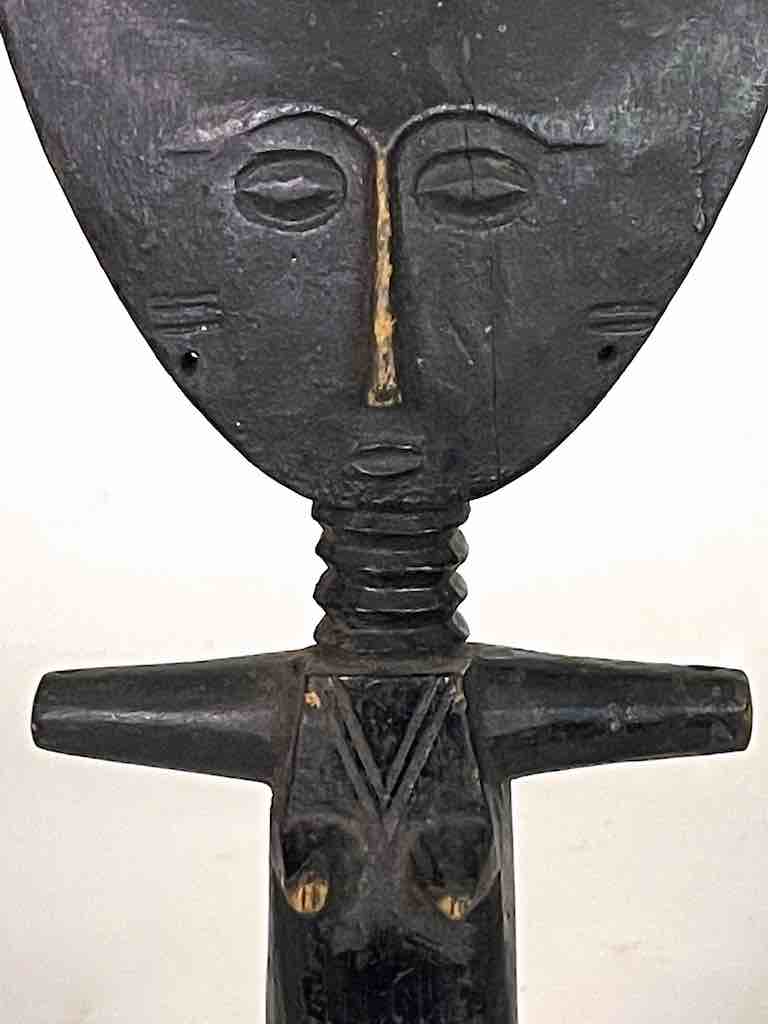 Asante Vintage Wood Akua Ba Awaba Fertility Figure Ghana Statue | 10"