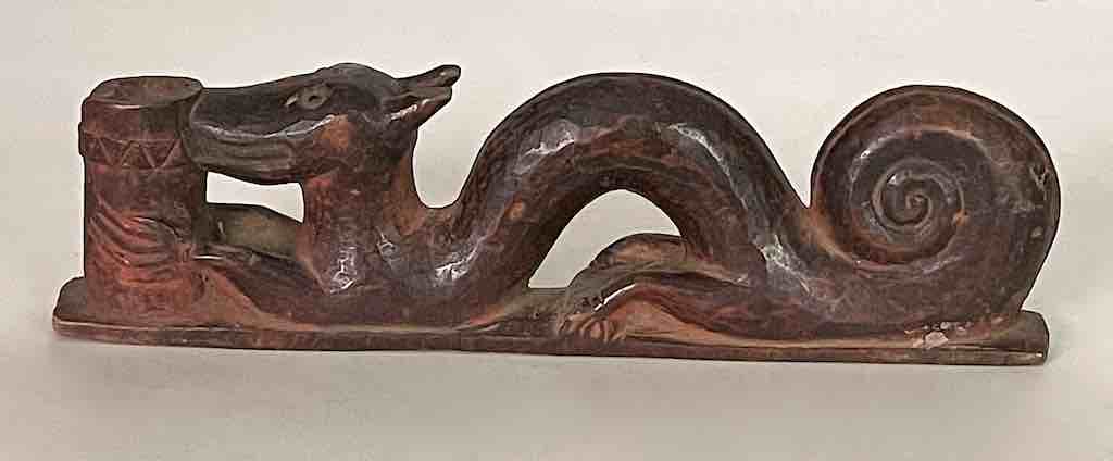 Antique Vietnamese Dragon Figure Divination Statue