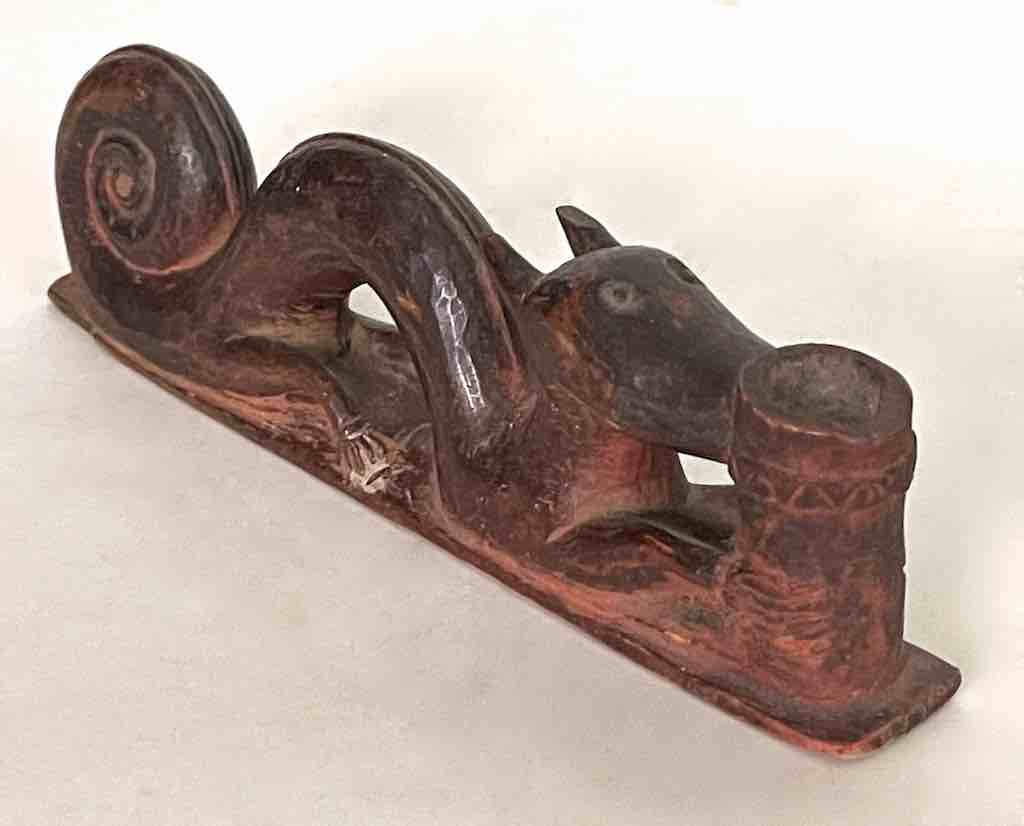 Antique Vietnamese Dragon Figure Divination Statue