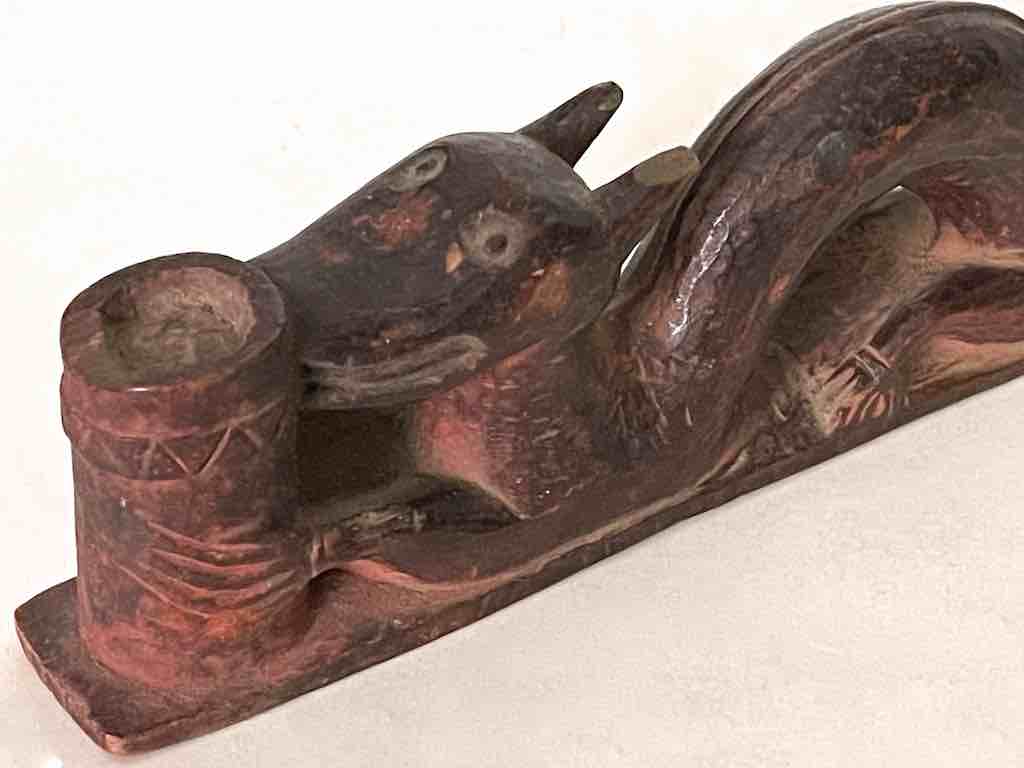 Antique Vietnamese Dragon Figure Divination Statue