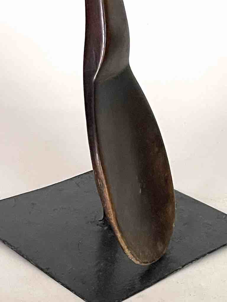 Traditional-style Wooden Ceremonial Kwere Tribal Figure Spoon