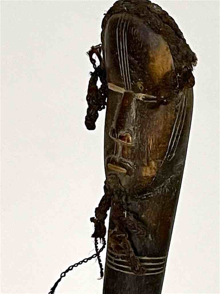 Traditional Vintage Wooden Ceremonial Dan Tribal Mask Spoon