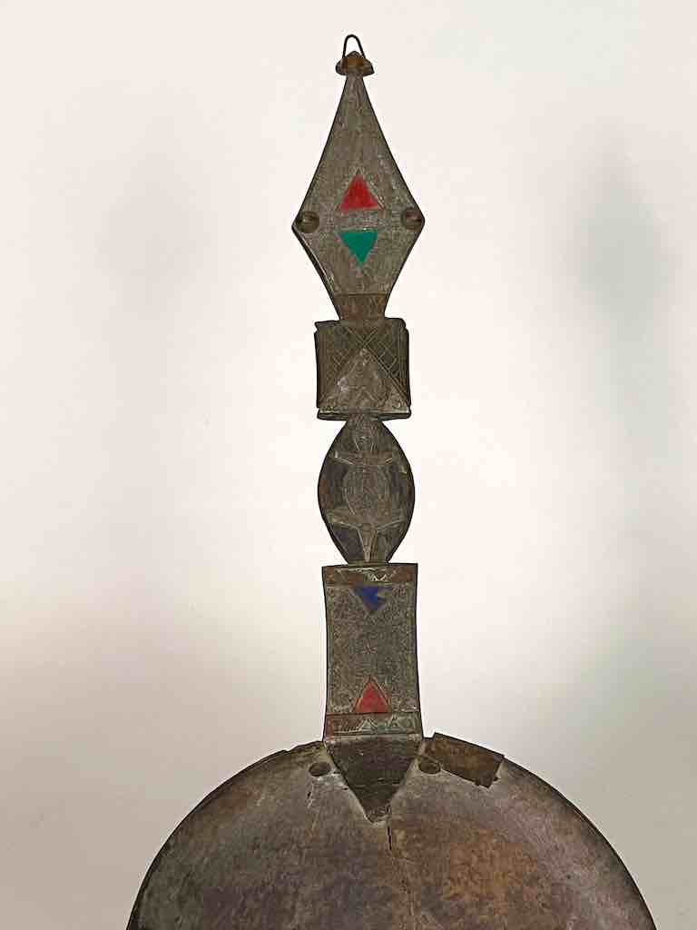 Traditional Vintage Wood & Metal Ceremonial Tuareg Ladle